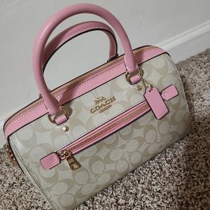 Pale pink Coach purse